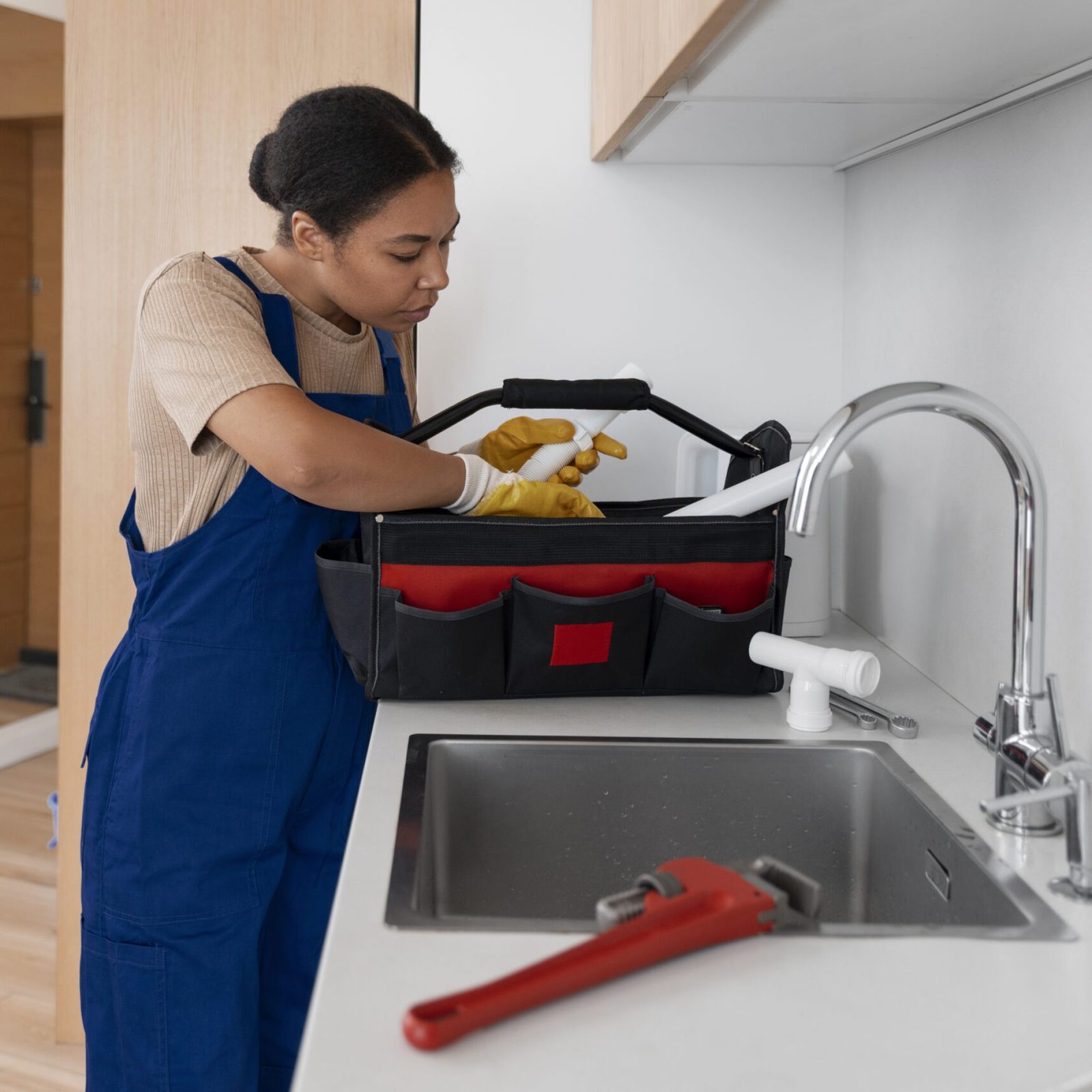 side-view-woman-working-as-plumber